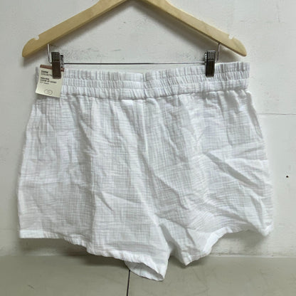 Calia Women's Swim High Rise Cover Up Cotton Short Iced Amethyst White WSA22902