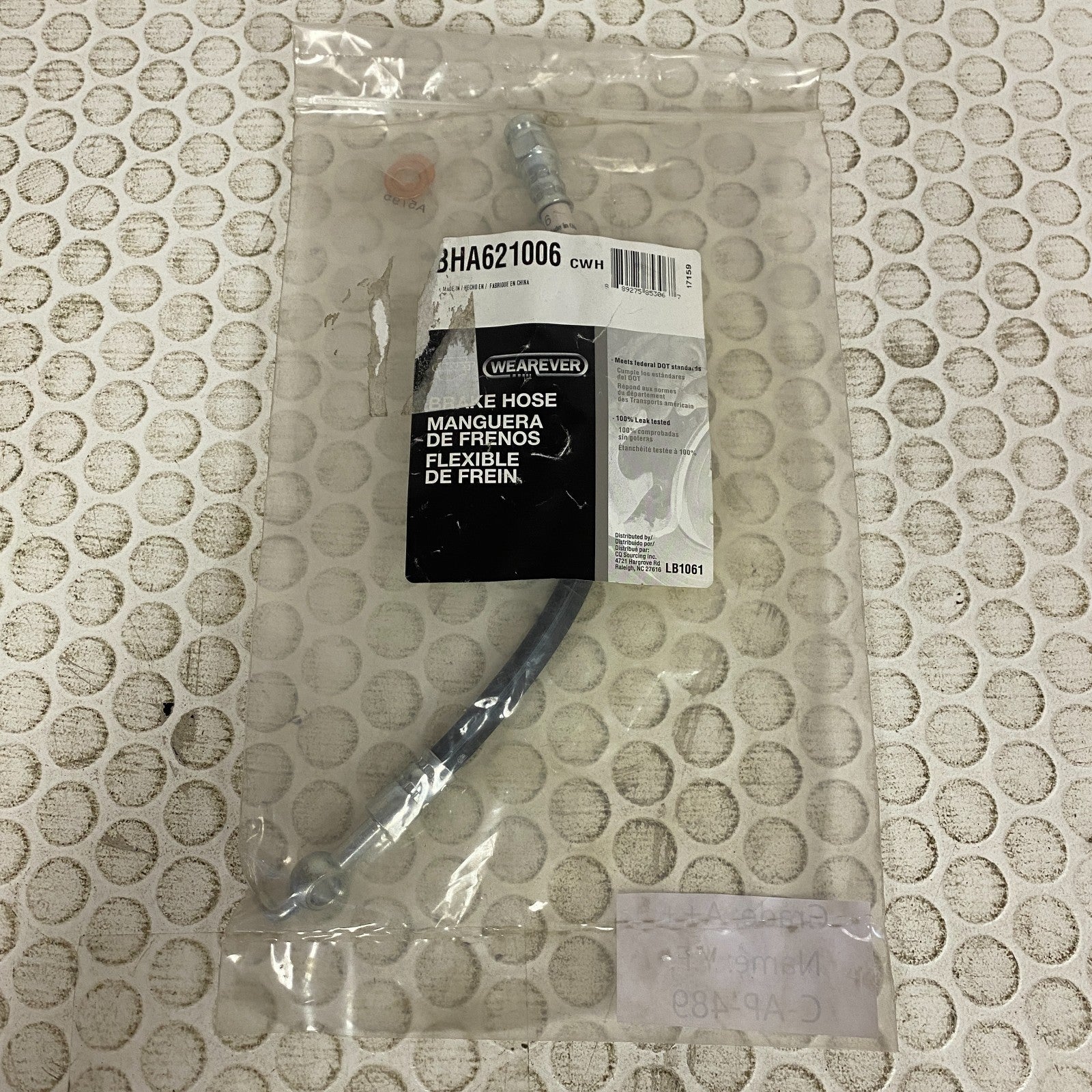 Carquest Wearever Brake Hydraulic Hose BHA621006