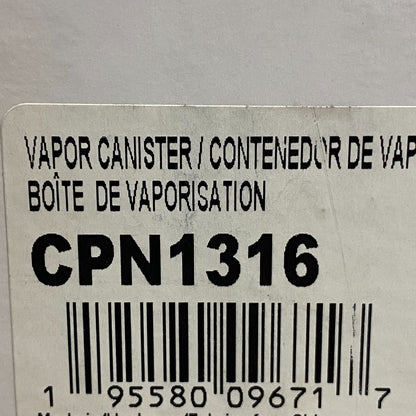 CARQUEST Premium Vapor Canister Charcoal Emission Canister Black CPN1316