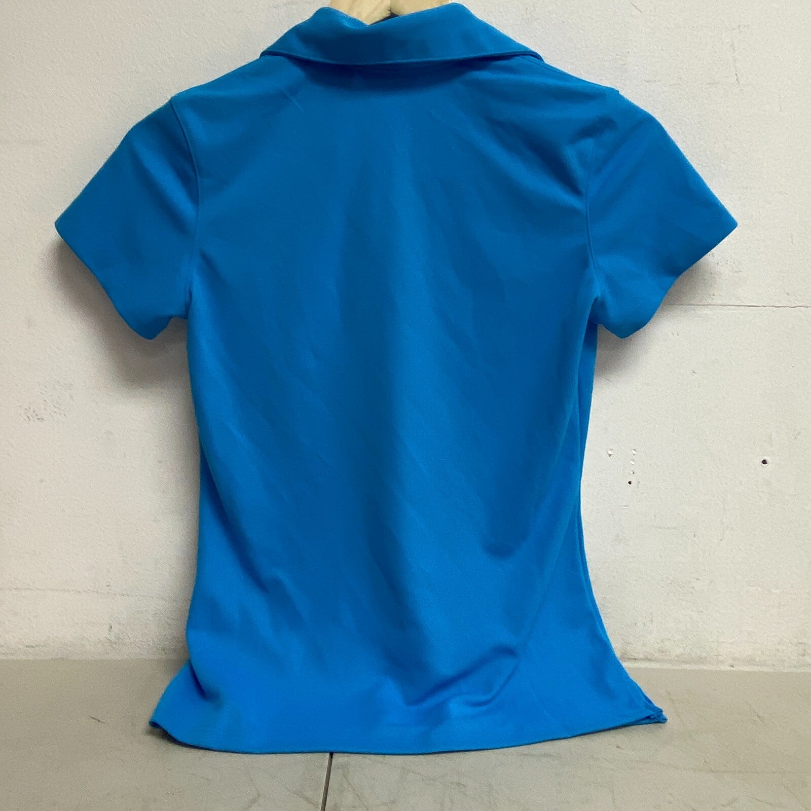 Lady Hagen Women's Polyester Pique Short Sleeve Polo Blue Oasis WGH11401S23 New