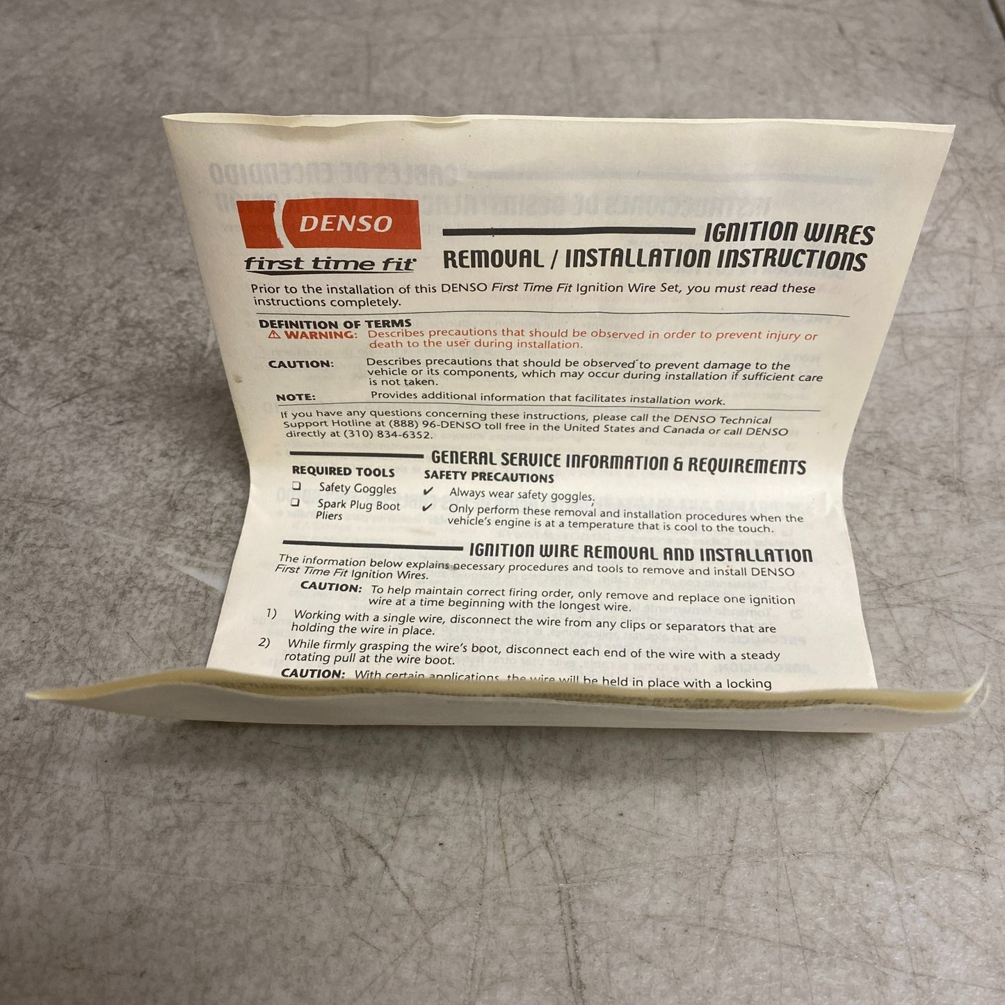 DENSO 671-6070 Spark Plug Ignition Wire Set Dodge Spirit Dynasty ChryslerLeBaron