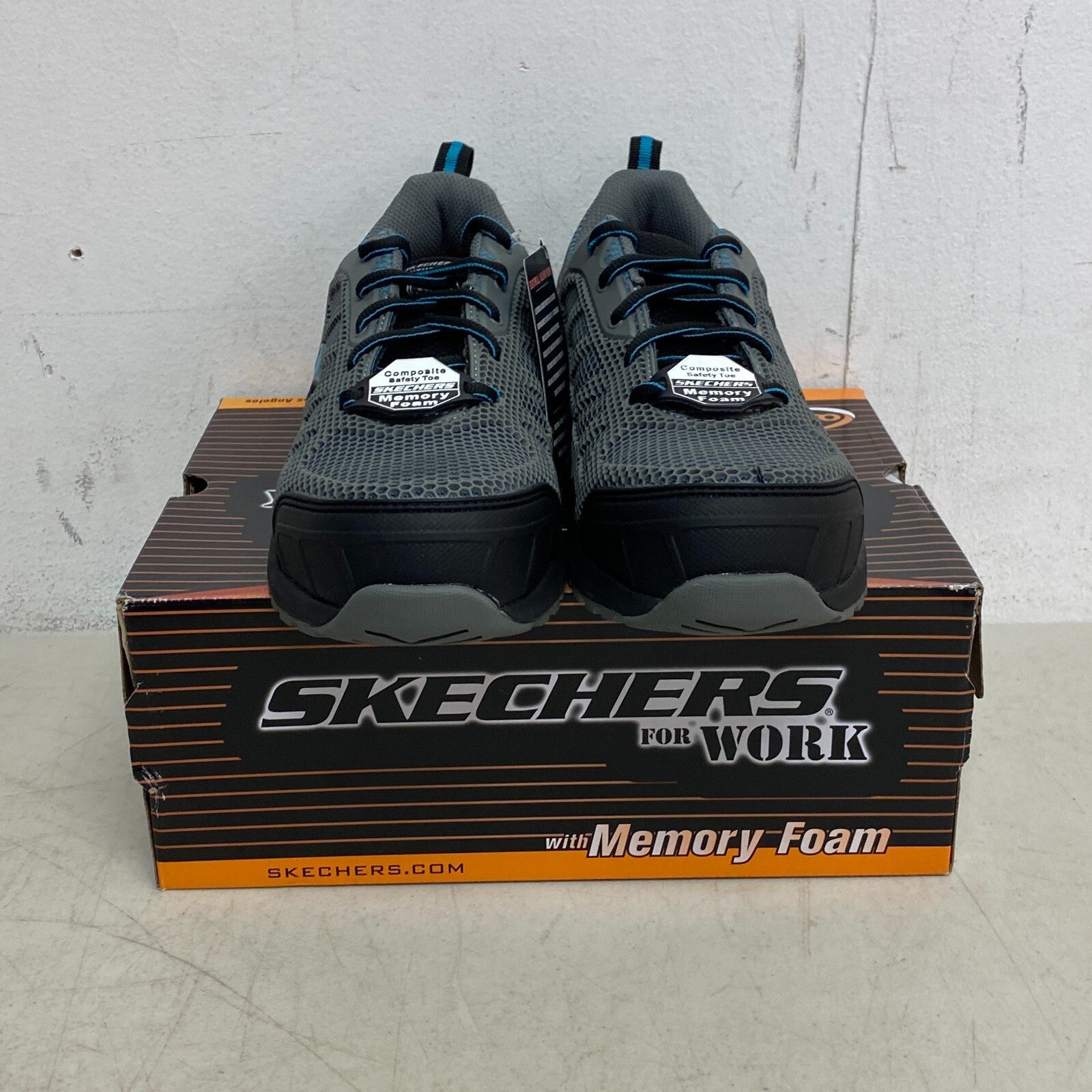 Skechers Women's Bulkin Lyndale Work Composite Toe Shoes Size 8.5 77273/GYAQ