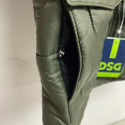 DSG Boys Insulated Jacket Dark Green Solid DOB23500A Warm Winter Weather Soft