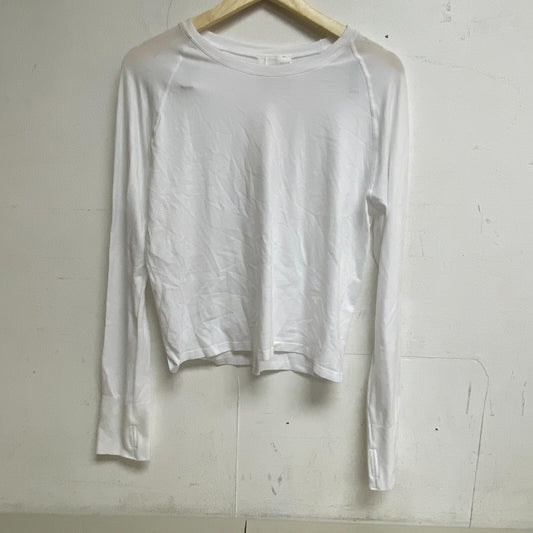 CALIA Women's Run Seamless Long Sleeve  Round Neck Tee Powdered Sugar WAX31319