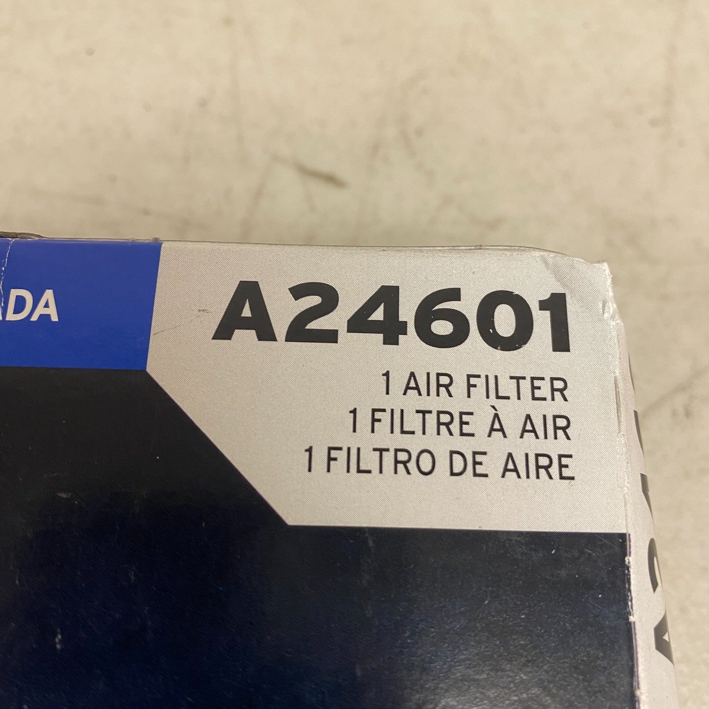 PUROLATOR One Air Filter Engine Panel  White Model A24601