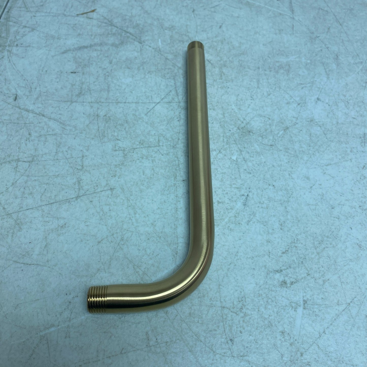 Signature Hardware 12'' Shower Arm & Flange - Brushed Gold SHRSA123BG