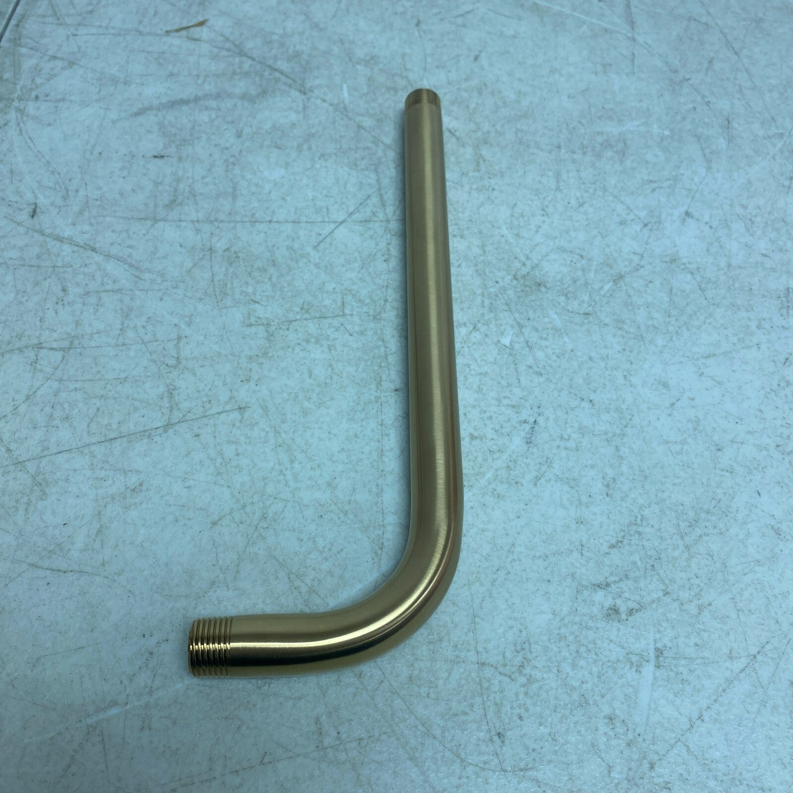 Signature Hardware 12'' Shower Arm & Flange - Brushed Gold SHRSA123BG