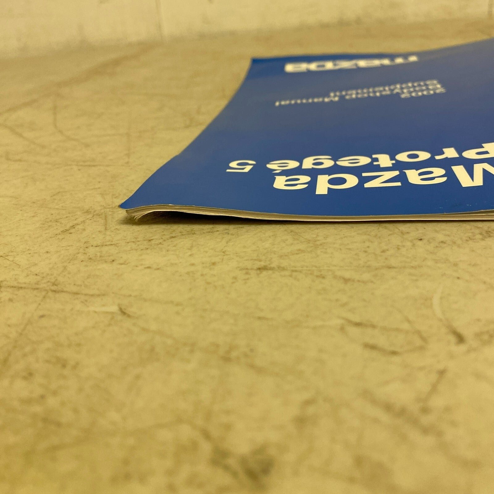 Mazda Protoge 5 2002 Bodyshop Manual Supplement 9999-95-036F-02 , #555-1CP