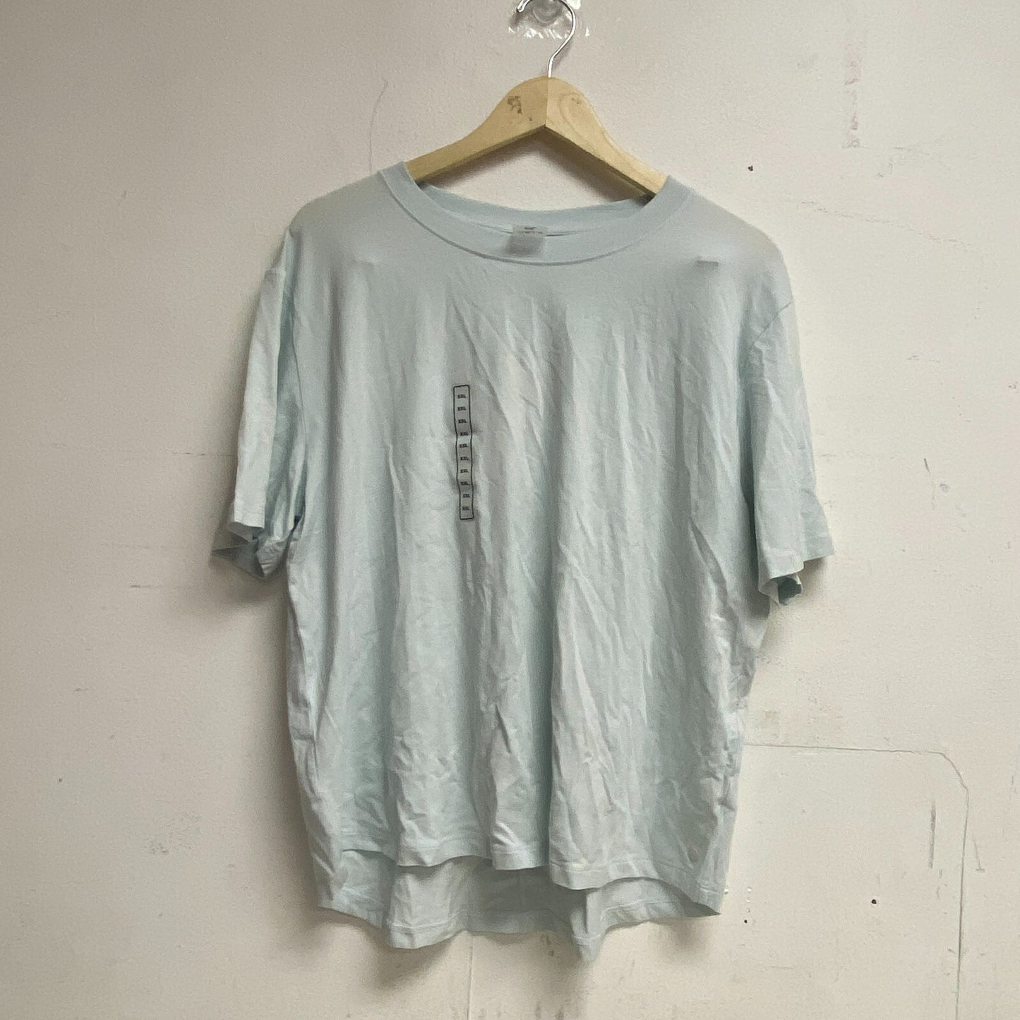 Calia Women Everyday Relaxed Tee Light Blue Short Sleeve Solid WAX11251