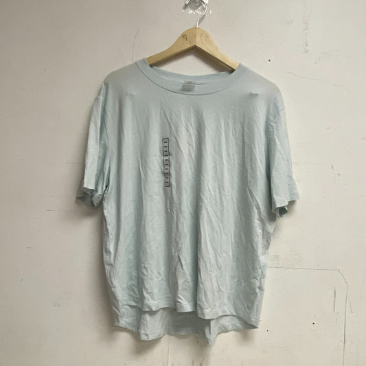 Calia Women Everyday Relaxed Tee Light Blue Short Sleeve Solid WAX11251