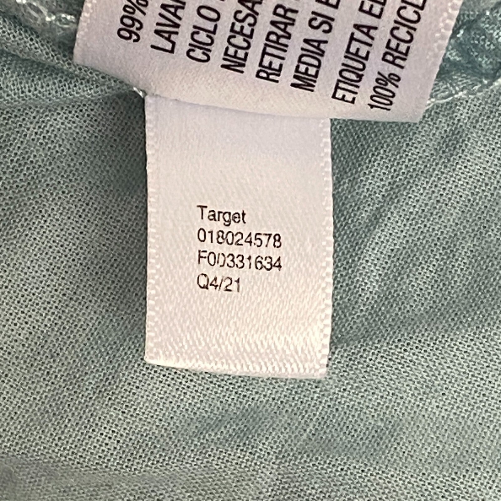 A New Day Women's Cute Trendy Flutter Sleeve Tank Top Blue Size Large Brand New!