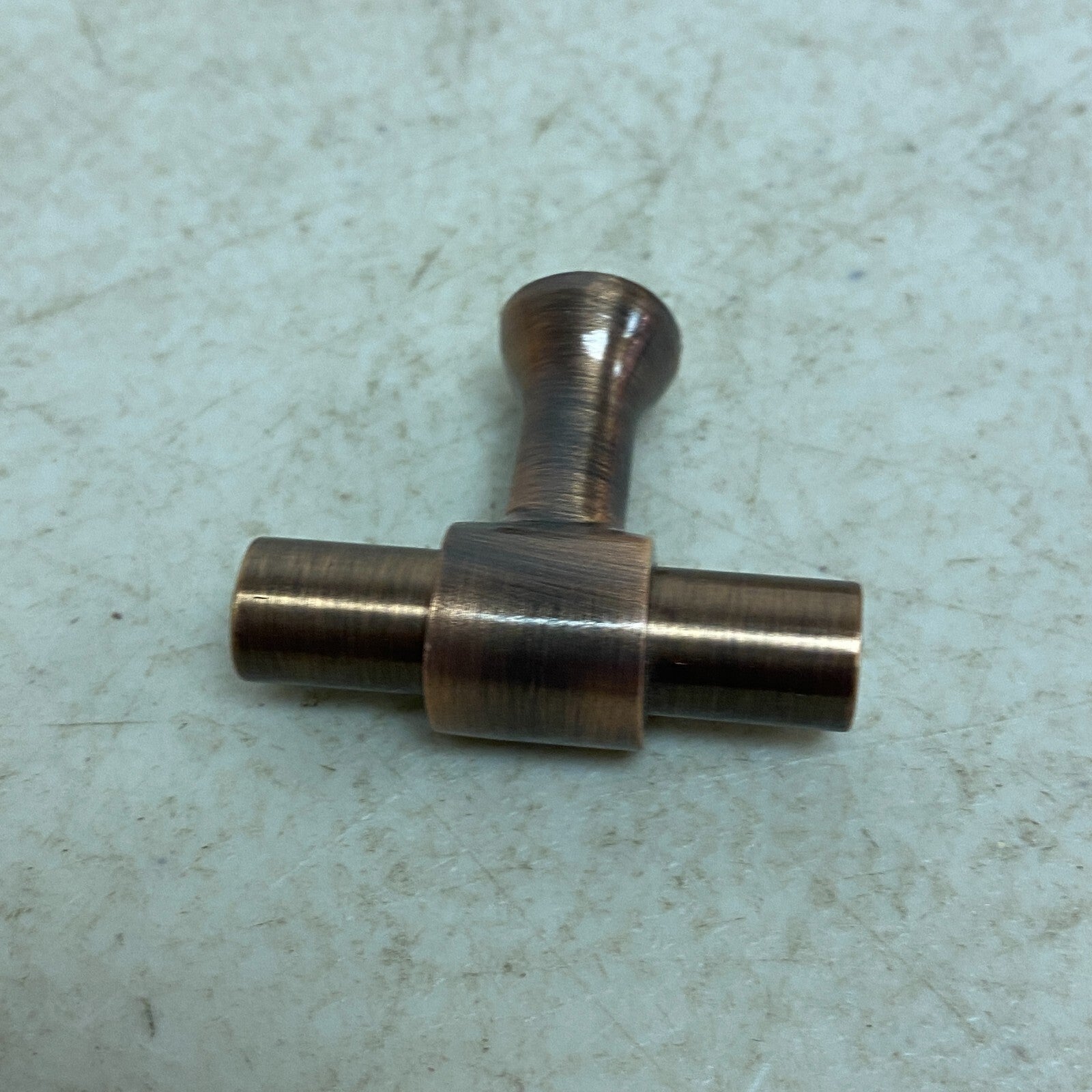 Signature Hardware 1-3/4" Strasbourg Brass T Knob - Antique Copper