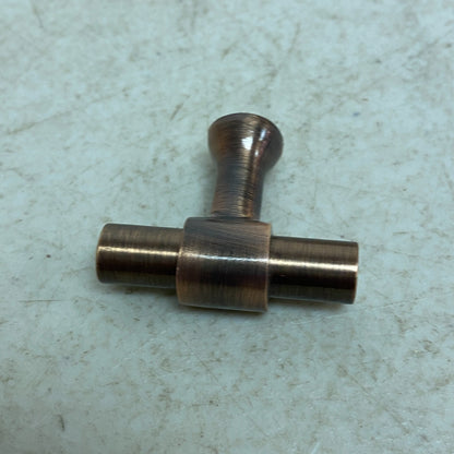 Signature Hardware 1-3/4" Strasbourg Brass T Knob - Antique Copper