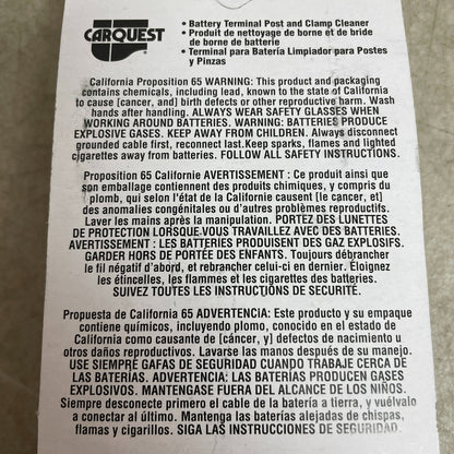 Carquest Battery Terminal Post & Wire Cleaner Tool 2-Pack CBA11800