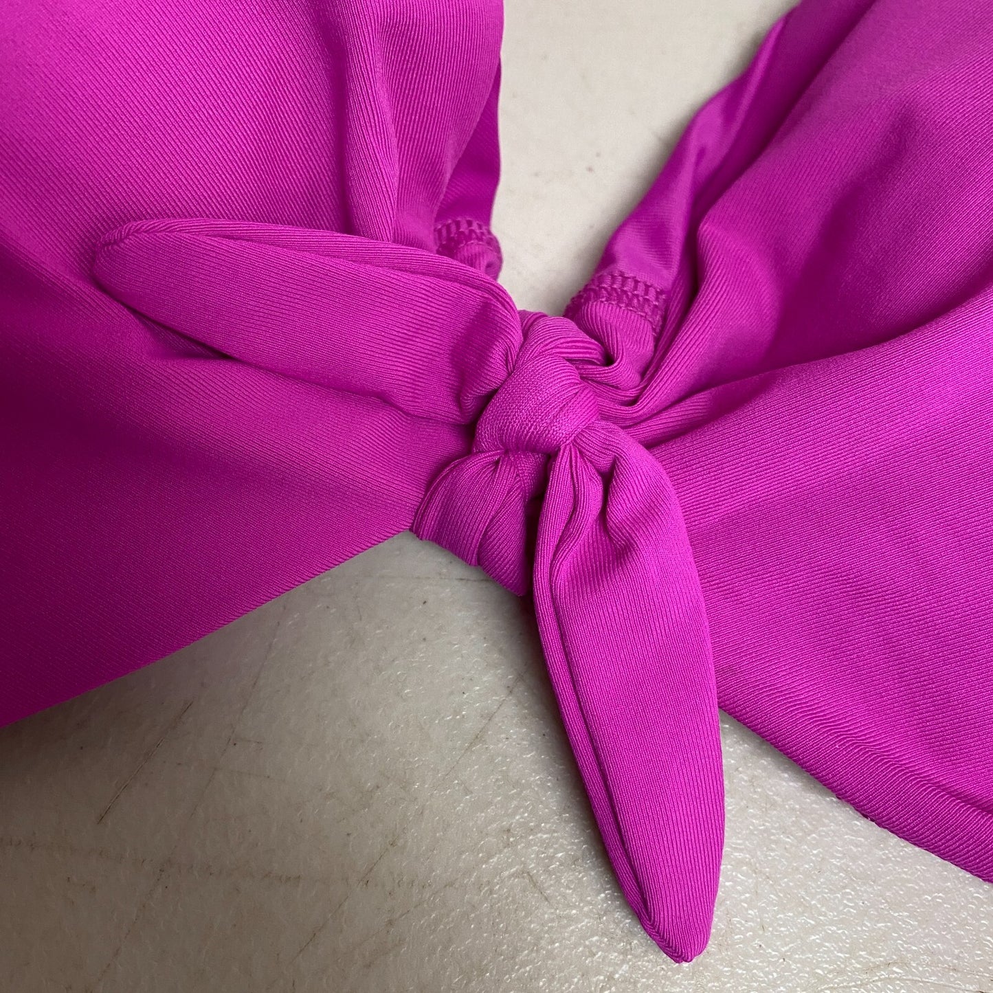 Calia Women's Swim Collection Tie Front Swim Bikini Top Lush Berry WSA22200 New