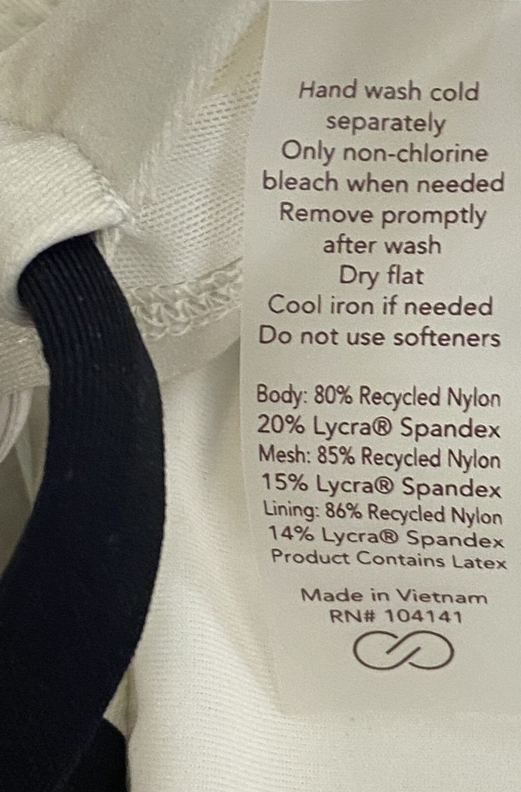 Calia Women's Triangle Bikini Top Wavy Block Neutral WSA23201PRT Brand New!