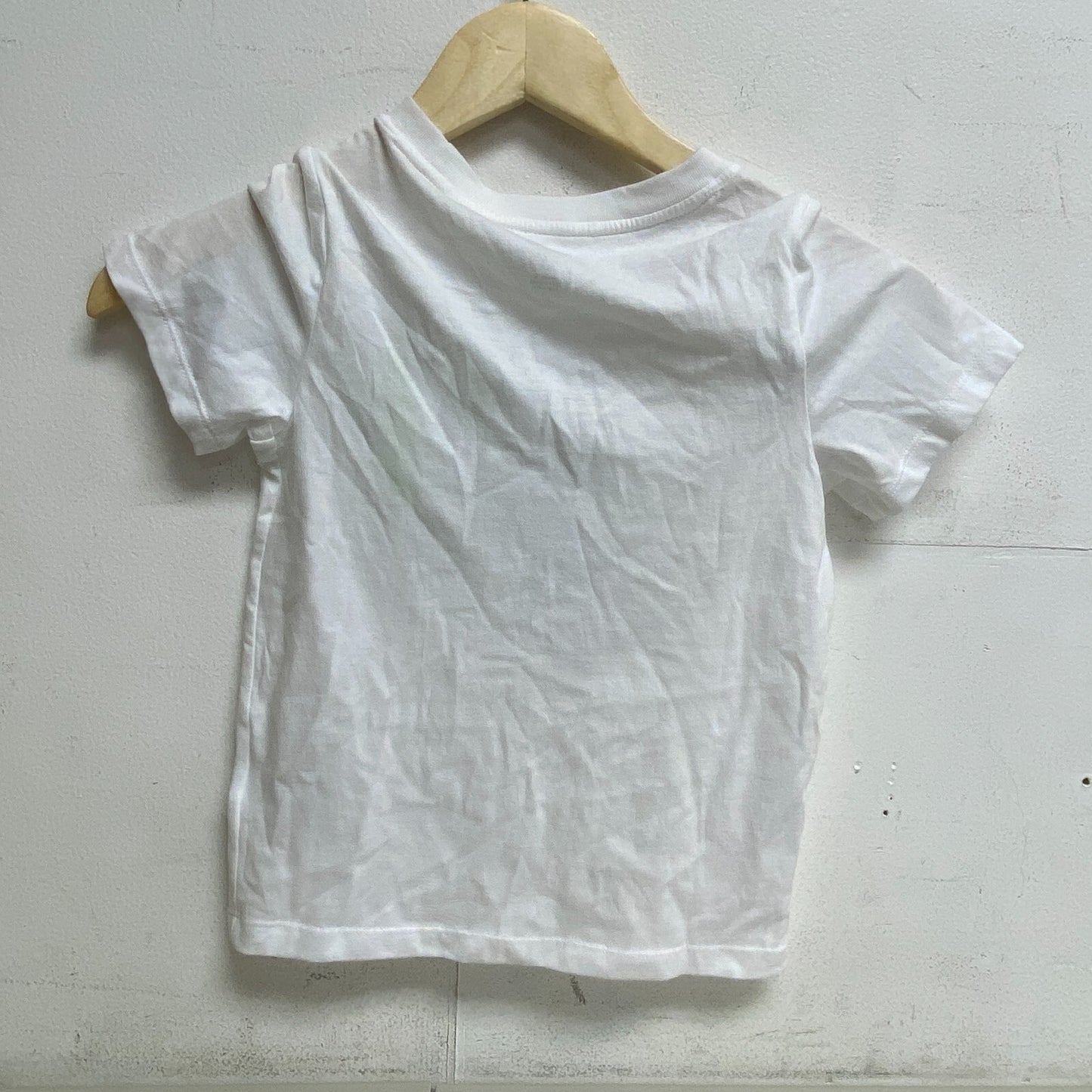 DSG Boys Training Solid Relaxed Cotton Graphic Print Tee Pure White DAB21108