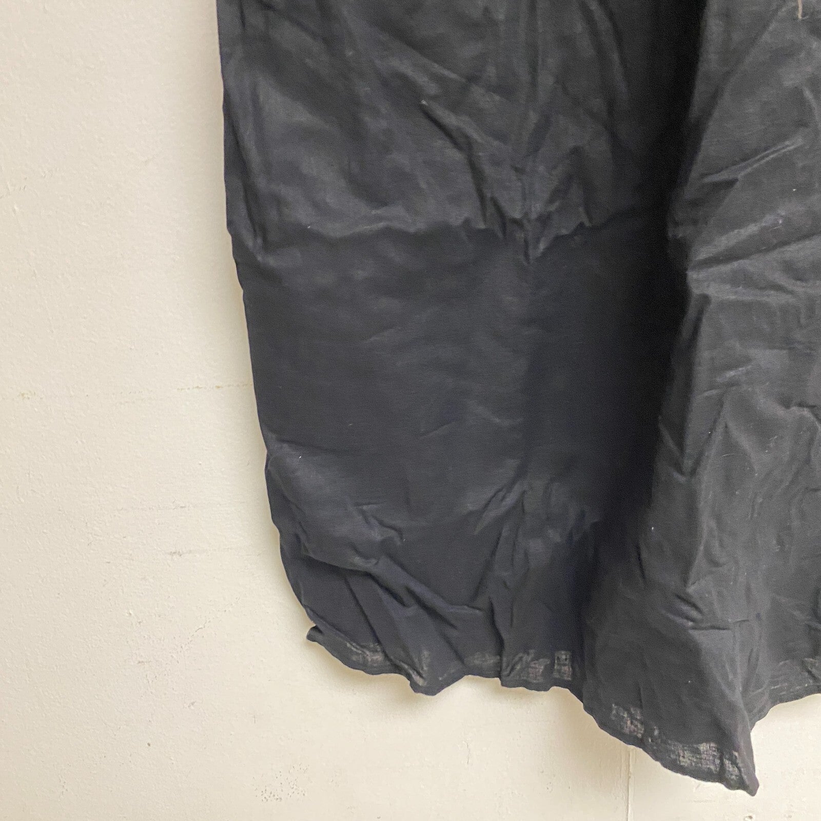 Ana a new approach sleeveless black roundneck see through chest open back Size S