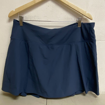 CALIA Women's 15" Performance Mid Rise Skort Ardosia Slate WAX12379 New