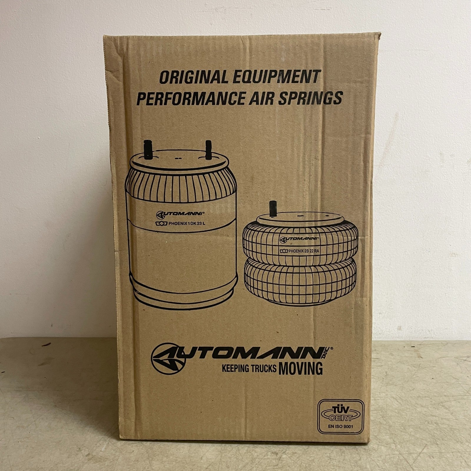 Automann Rolling Lobe Air Spring 5700lb @ 80 PSI 15.5" Height AB1DK23L-9101