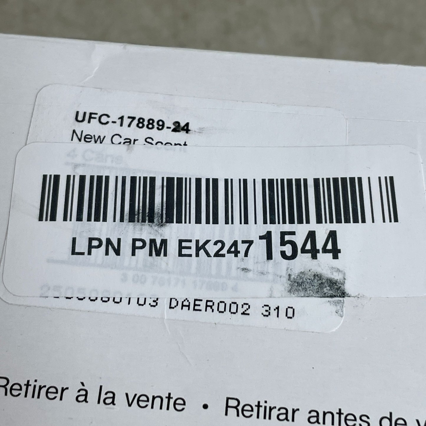 LITTLE TREES Fiber Can Air Freshener New Car Scent 4 Pack for Car or Home Use