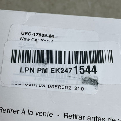 LITTLE TREES Fiber Can Air Freshener New Car Scent 4 Pack for Car or Home Use