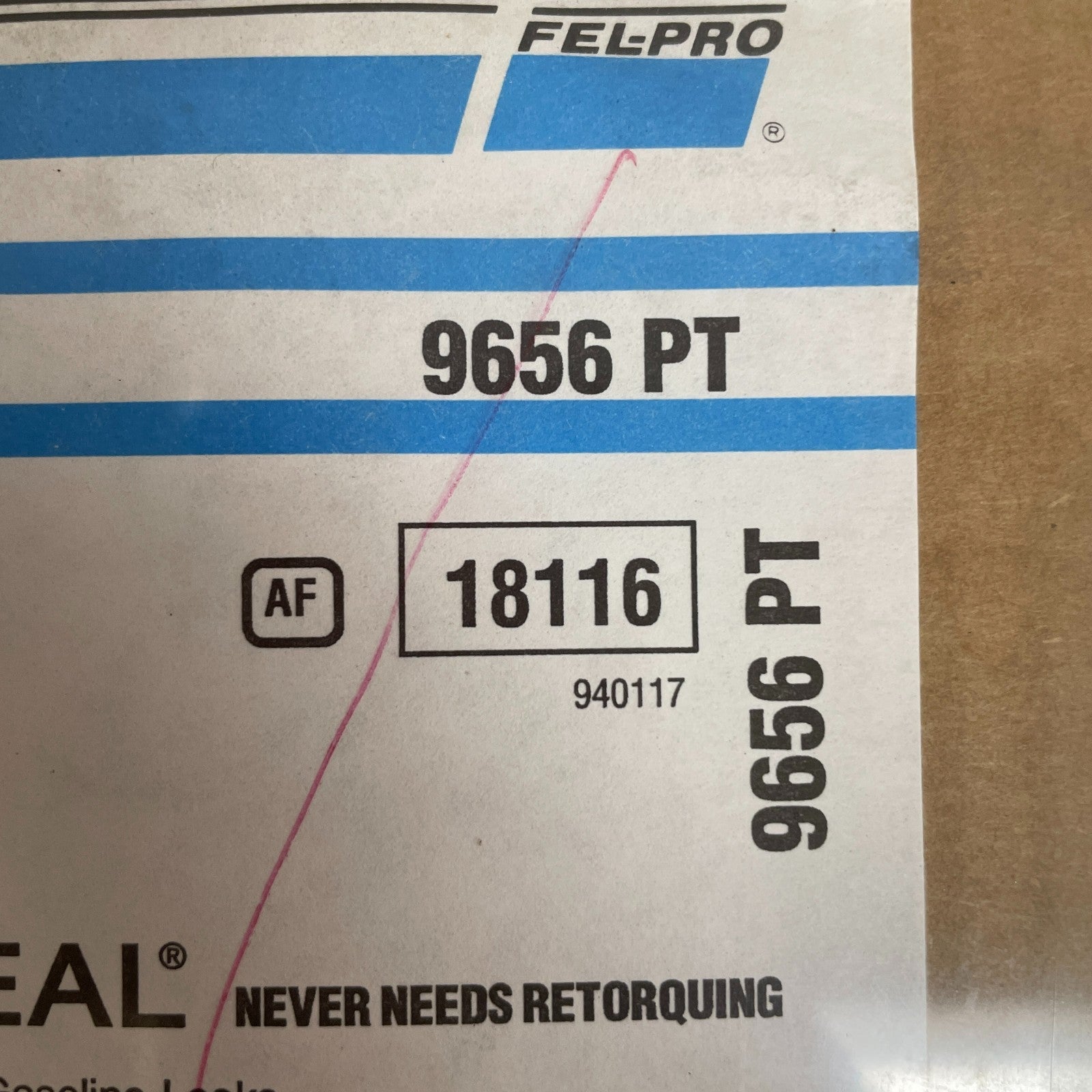 Fel-Pro 9656P Cylinder Head Gasket Left 2.5L V6 Lexus ES250 1990-1991
