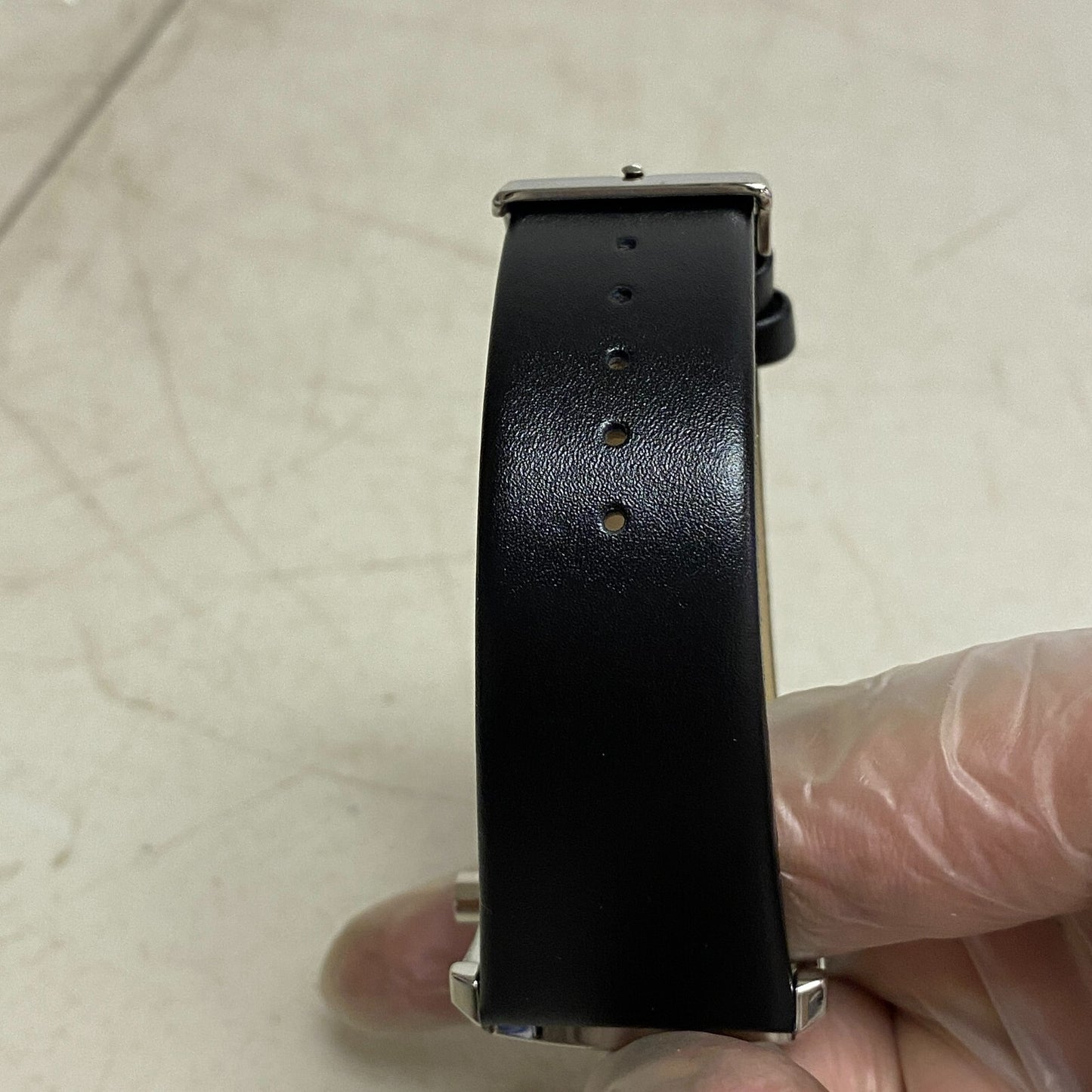 Armitron 20/4604SV Men Tank Swarovski Crystal Acc Dress Quartz Analog Watch H28