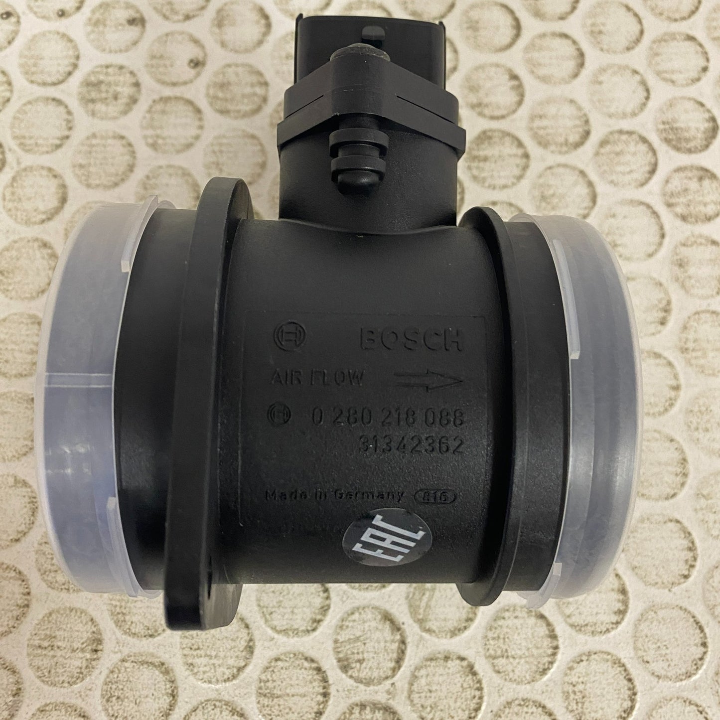 BOSCH OEM Mass Air Flow Sensor Aluminum/Plastic Housing 0280218088