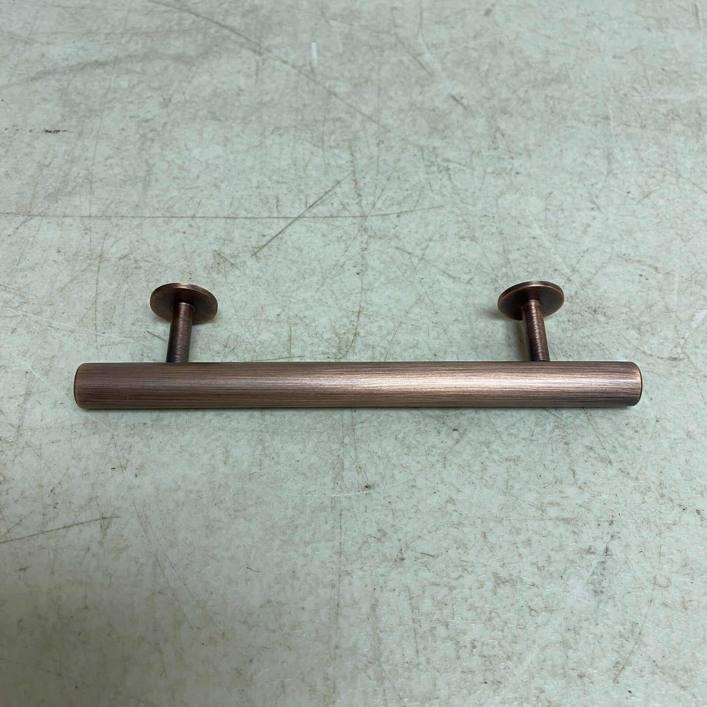 Signature Hardware 6" DIEHL ADJUSTABLE ROUND BRASS DRAWER PULL- ANTIQUE COPPER