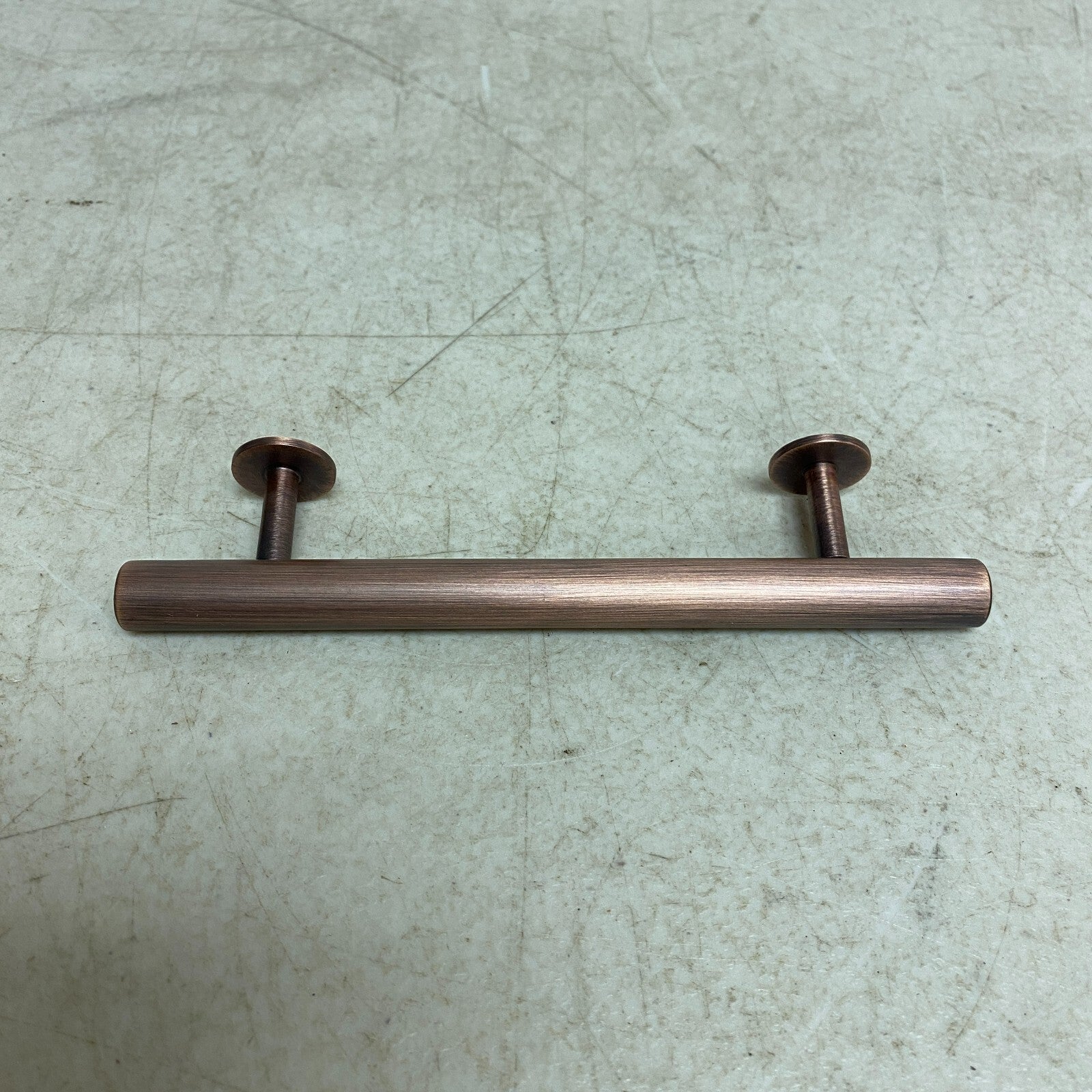 Signature Hardware 6" DIEHL ADJUSTABLE ROUND BRASS DRAWER PULL- ANTIQUE COPPER