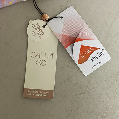 Calia High Rise Side Tie Bottom Palms Lavender Swimwear Bikini WSA22402PRT