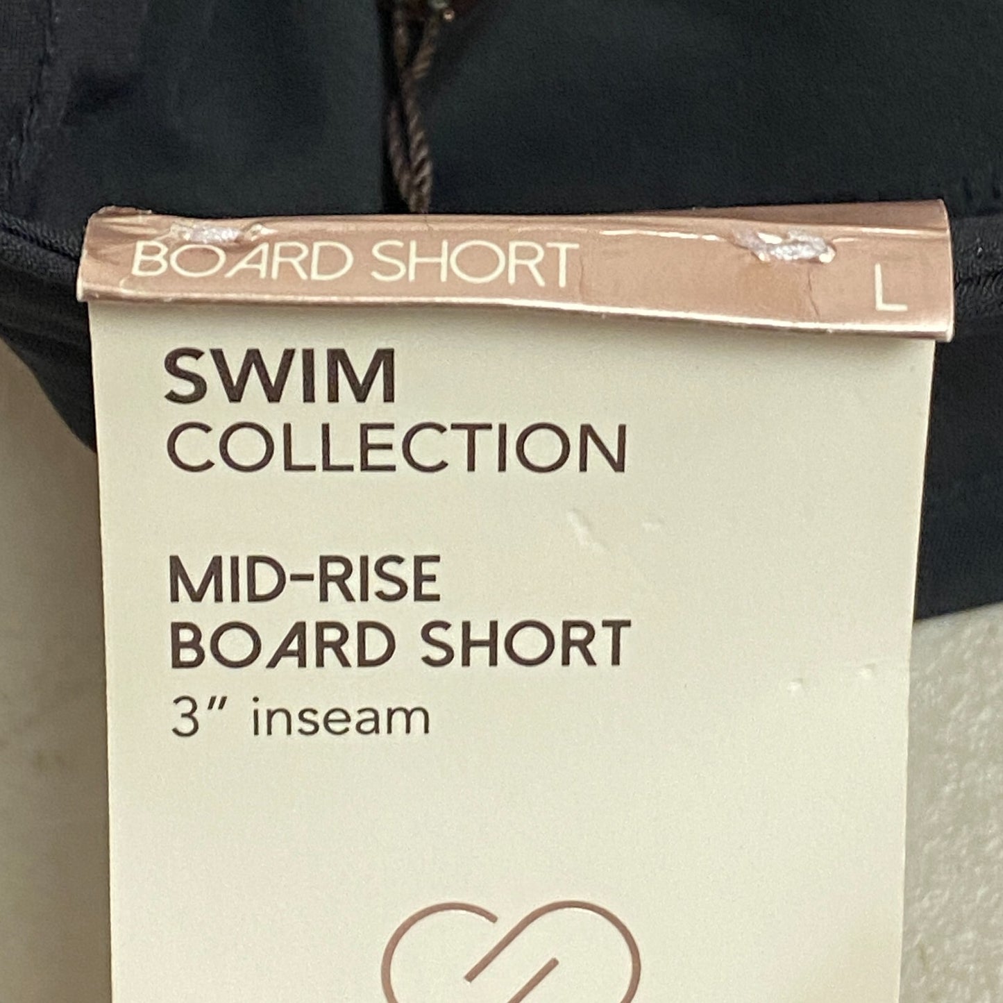 Calia Women's Swim Collection 3"inseam Mid Rise Boardshort Pure Black WSA20501