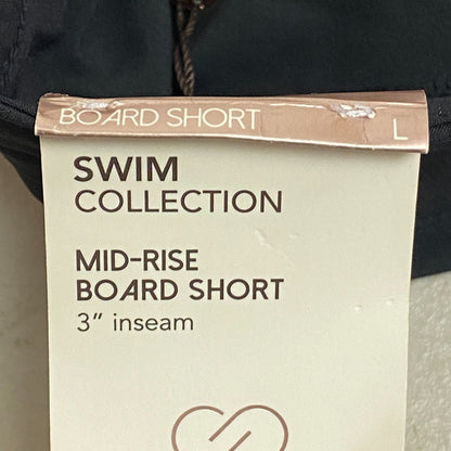 Calia Women's Swim Collection 3"inseam Mid Rise Boardshort Pure Black WSA20501