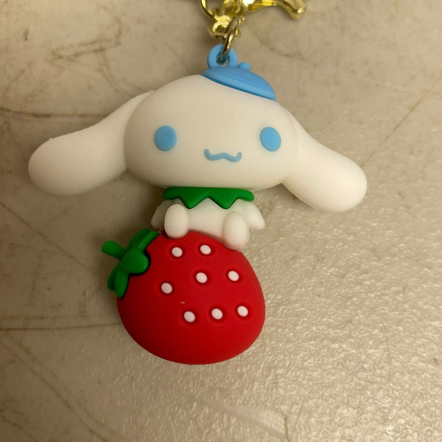 Assorted Silicone Cinnamoroll Keychain Strawberry Accessory