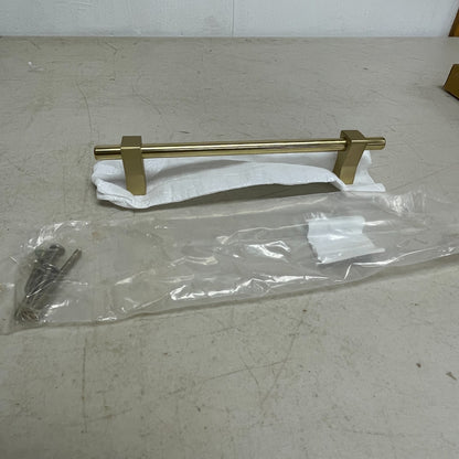Signature Hardware 6-5/16" Odion Solid Brass Cabinet Pull Satin Brass/Polished