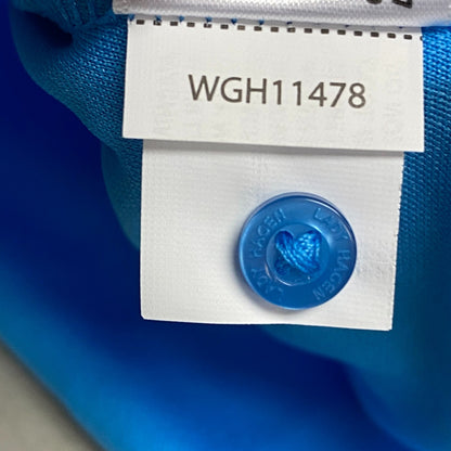 Lady Hagen Womens Eyelet Dolman Polo Blue Oasis Sleeveless Solid WGH11478