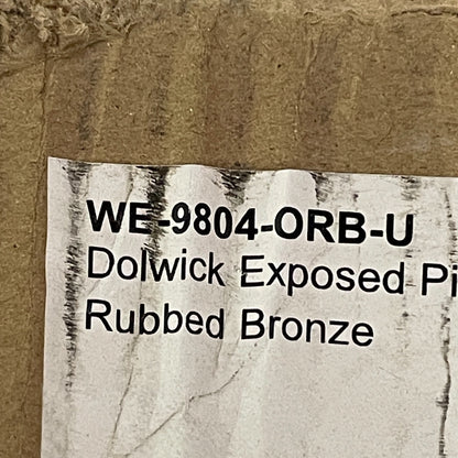 Signature Hardware Dolwick Exposed Pipe Shower and Tub Faucet -Oil Rubbed Bronze