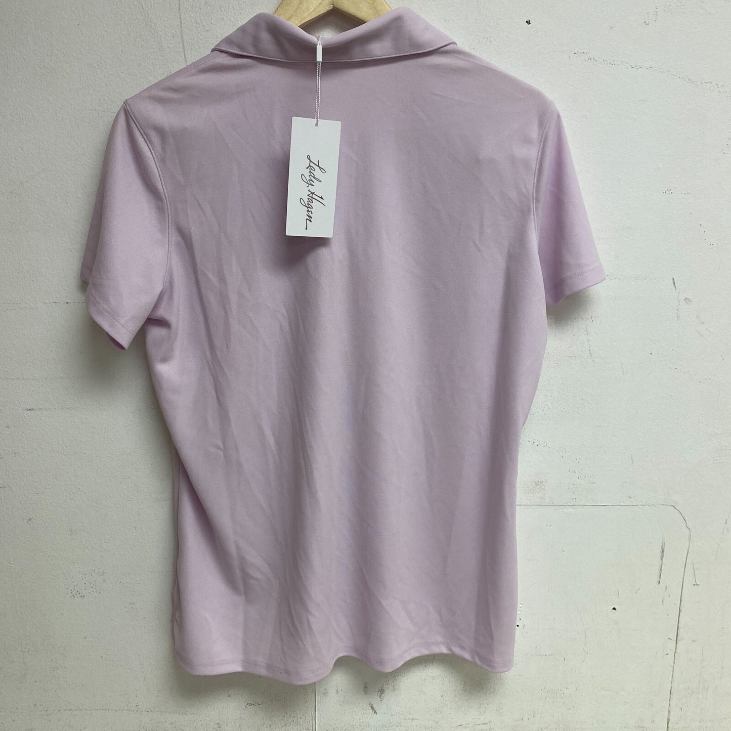 Lady Hagen Women's Pique Short Sleeve Polo Fresco Pink WGH11401S23 BRAND NEW