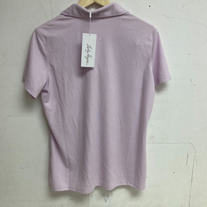 Lady Hagen Women's Pique Short Sleeve Polo Fresco Pink WGH11401S23 BRAND NEW