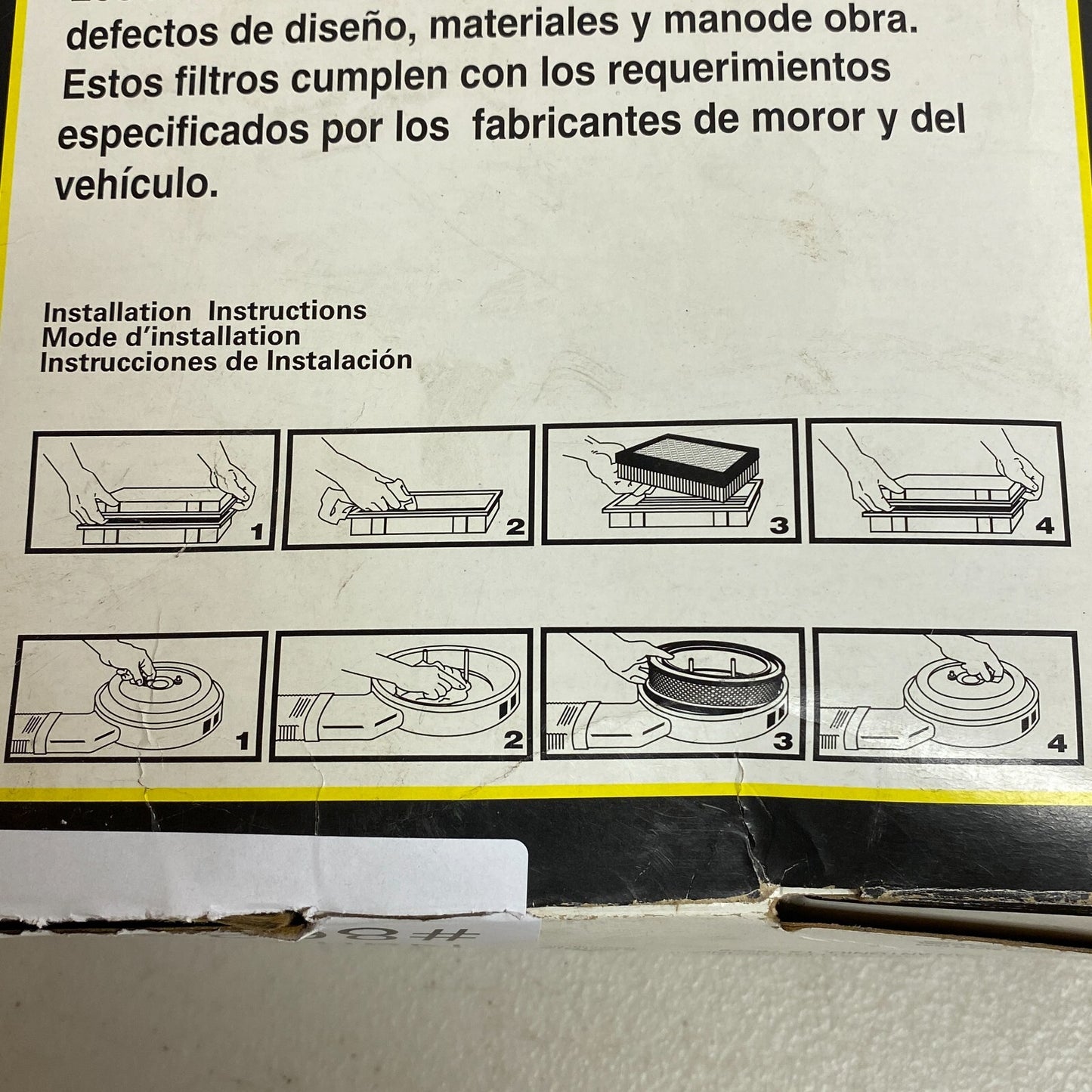 Engine Air Filter For BMW X5 '06-'01 Parts Master 69907