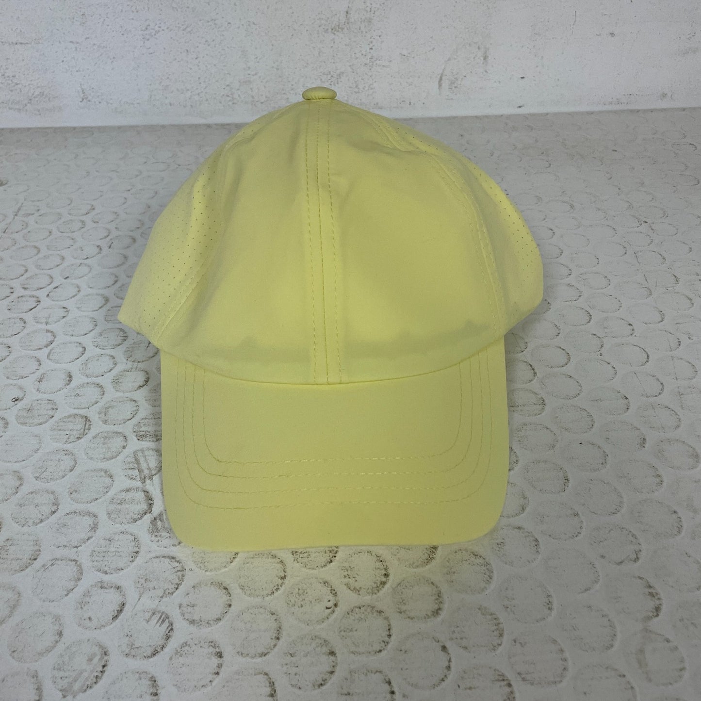 CALIA Women’s Ponytail Cap Light Yellow CAC8004 NWT Adjustable Hat One Size