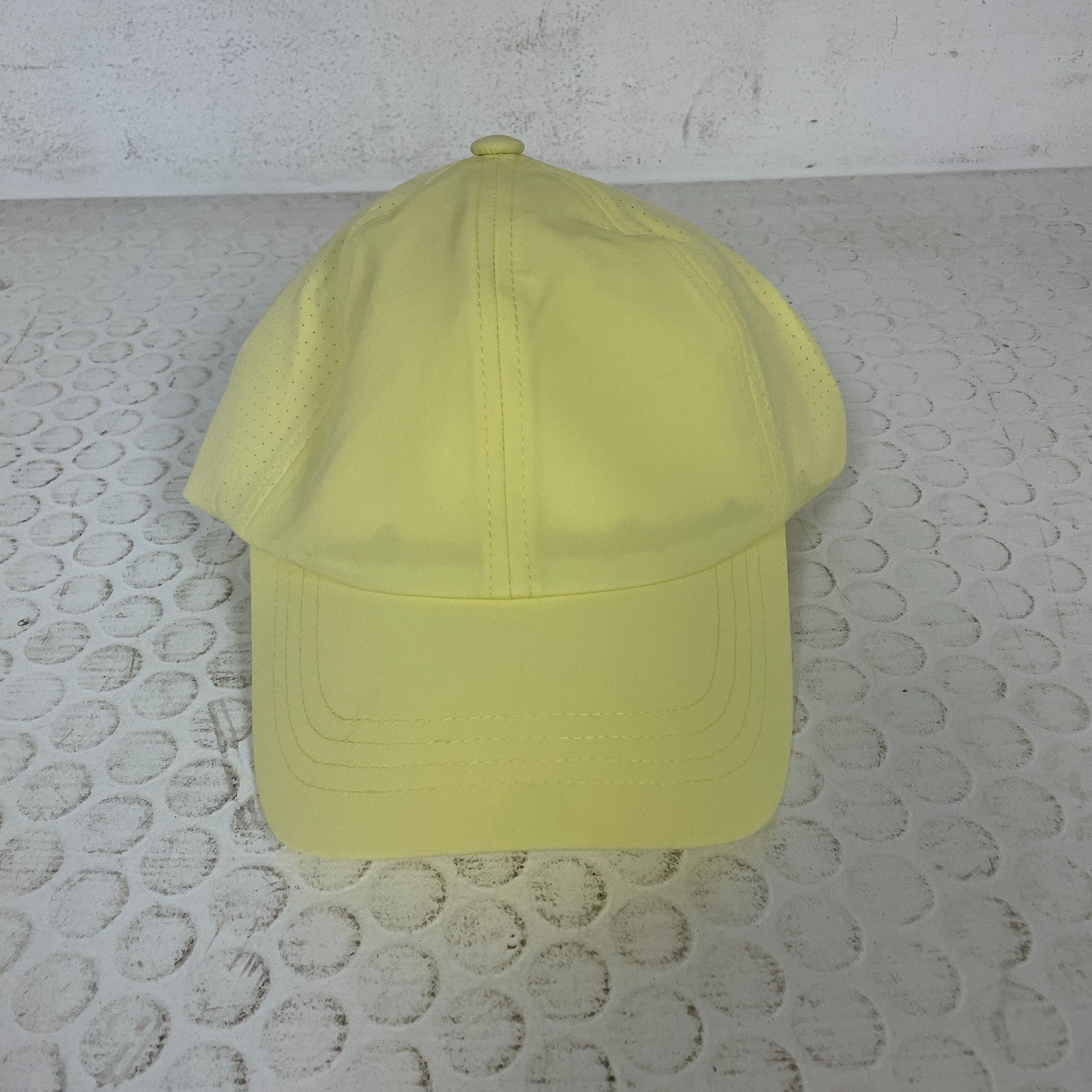CALIA Women’s Ponytail Cap Light Yellow CAC8004 NWT Adjustable Hat One Size