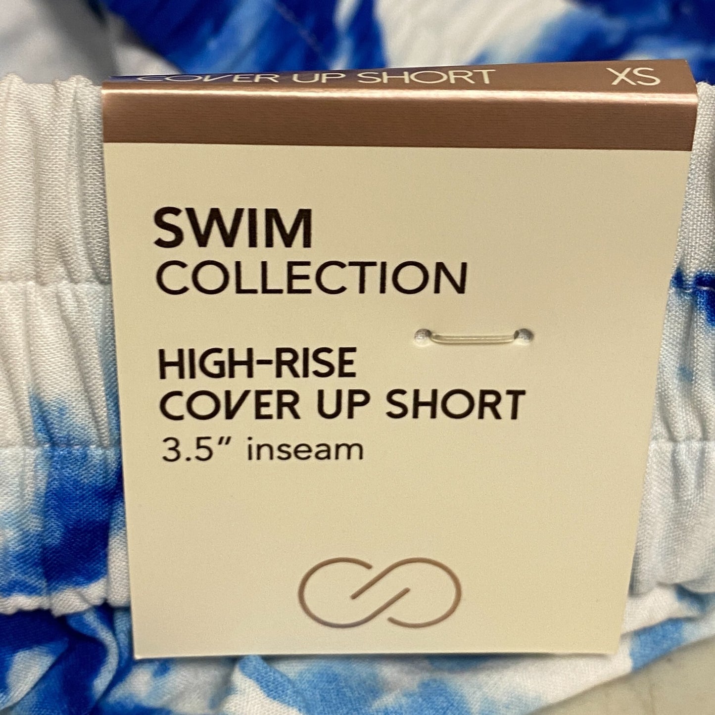 Calia Women's Swim High Rise Cover Up Short Floral Flourish Blue WSA22902PRT New