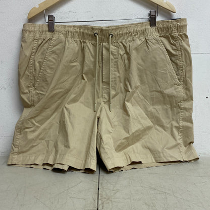 VRST Men's 7â Relaxed Fit  Easy  Elastic Waist Short  Stone Quarry MAX100429