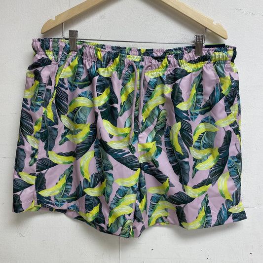 DSG Men's 6" Training Relaxed Fit Rec Shorts Multi Go Bananas DAM12111DP