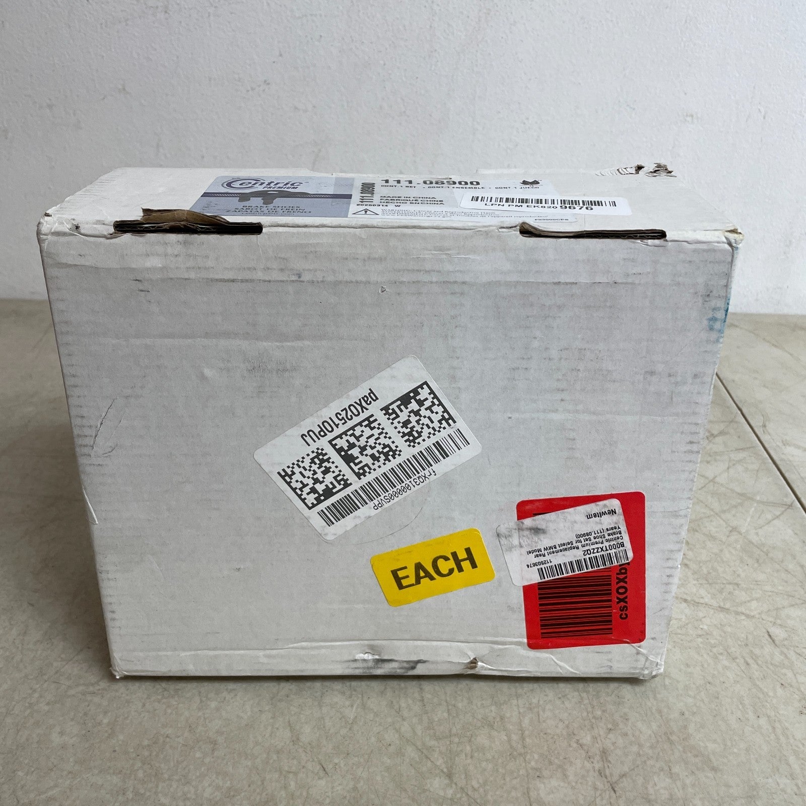 Centric 111.08900 Premium Rear Parking Brake Shoe Set for BMW Models OE Quality