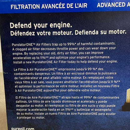 PUROLATOR One Engine Air Filter Panel Model A24832