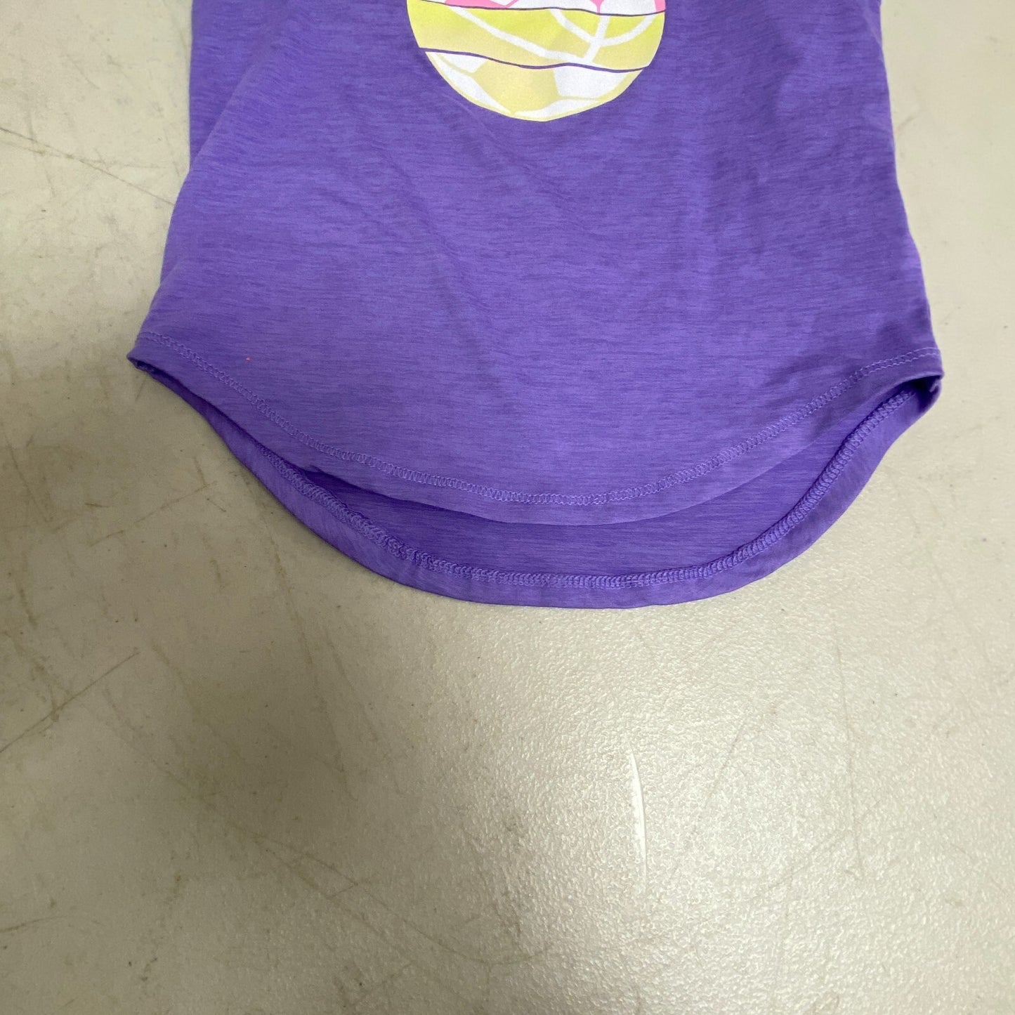 DSG Girl's Graphic Tank Electric Violet Spliced DAG11103SD BRAND NEW