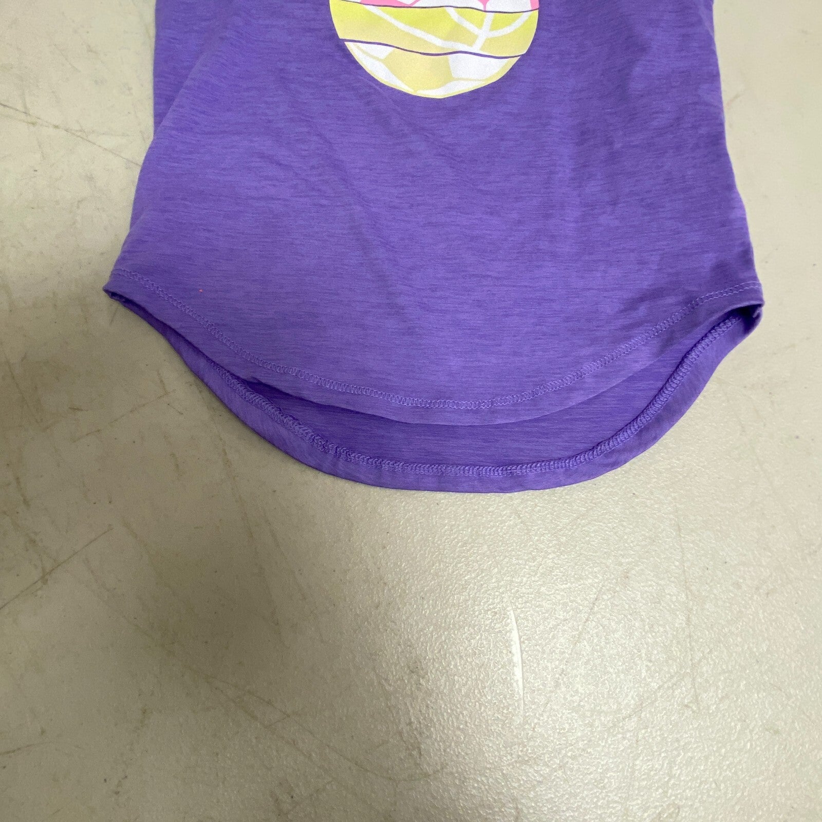 DSG Girl's Graphic Tank Electric Violet Spliced DAG11103SD BRAND NEW